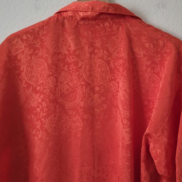 Vintage Victorias Secret Gold Label Sleep Shirt Pajama Lingerie Small Silky Sexy - Picture 4 of 6